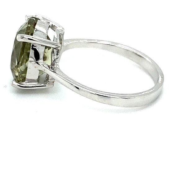 Mint Green Tourmaline 6.80ct Solid 14K Gold Ring - Picture 5 of 6